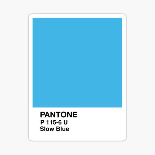 pantone slow blue