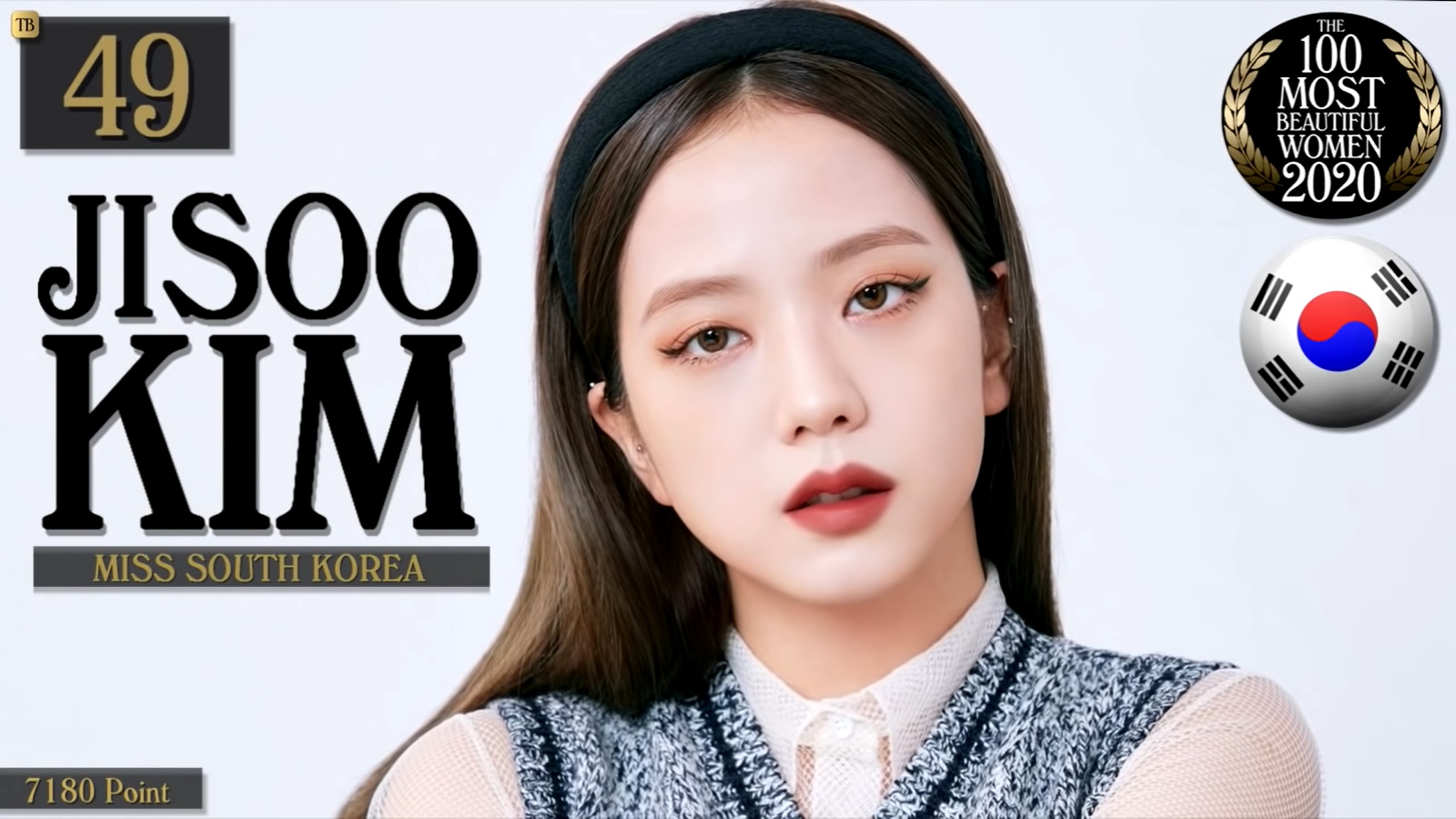Kim Jisoo - The 100 Most Beautiful Women Of 2020